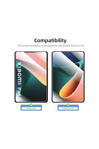 Xiaomi Mi Pad 5 / Mi Pad 5 Pro 11 Inç 2021 Uyumlu Nano Kırılmaz Esnek Cam Koruyucu Kılıf