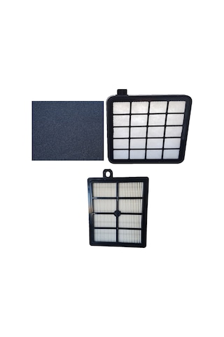 Grundig Vcc 7870 A Süpürge İle Uyumlu Filtre Seti Büyük Hazne Fi