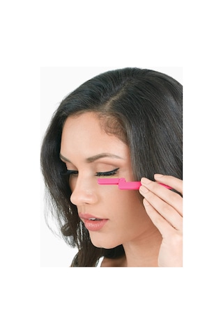 Tweezerman Folding Ilashcomb Katlanabilir Kirpik Tarağı Makyaj Fırça Ve Aplikatörleri Pembe