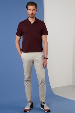 Buratti Regular Fit Pamuklu Erkek Polo Yaka T Shirt 5902141 Vişne