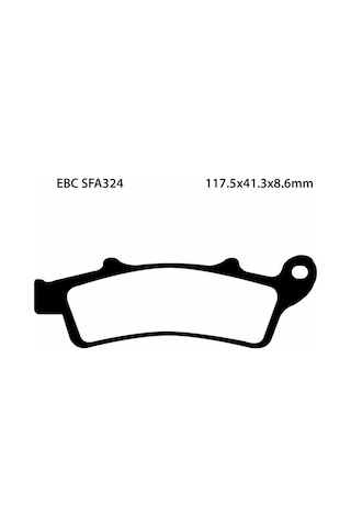 Ebc Sfa324 1999-2016 Aprilia Scarabeo 200 Ön Fren Balatası Organik Balata