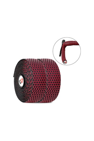 Artfulabode Şok Skycity Silika Kırmızı Kaymaz Jel Bisiklet Gidon Bandı - Eva Emici Aksesuar Kırmızı