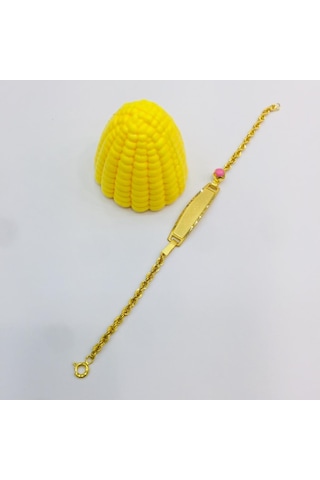 Çelikoğlu Kuyumculuk 8 Ayar Altın Kız Bebek Çocuk Künyesi 1.32 G