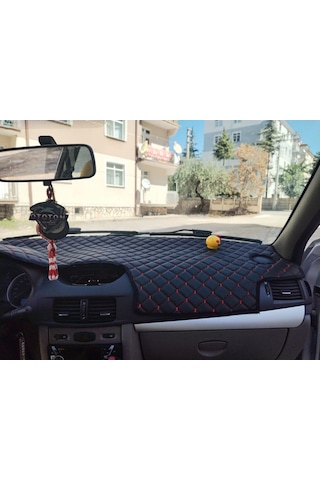 Kapitone Deri Kumaş Renault Symbol 2009-2012 Aırbagli Torpido Koruma Örtüsü 1 Adet