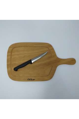 Ahşap Saplı Kesme Tahtası 22X40 Ahşap