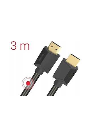 Hama Hdmi Kablosu 3 Metre Ultra Yüksek Hızlı Monitör Kablosu 4k