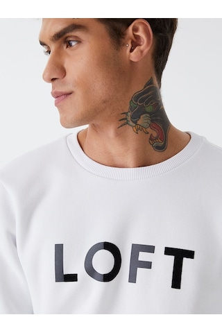 LOFT Regular Fit Erkek Sweatshirt Lf2028819 Q1.v1 Beyaz