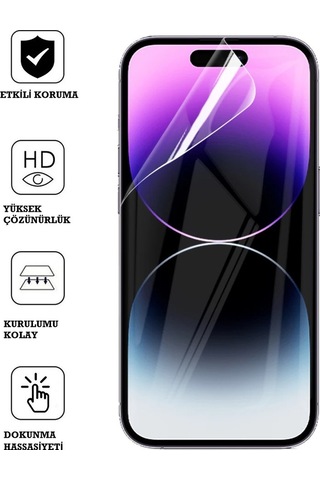 Samsung Galaxy F55 Uyumlu Ön Body Şeffaf Ultra Ekran Koruyucu Nano Jelatin