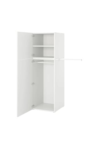Ikea Beyaz Modern Kapaklı Gardırop 107x57x181 Cm