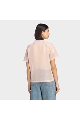Adidas Originals Summer Glow Knitted Firebird Kadın Pembe Tişört Ky3161