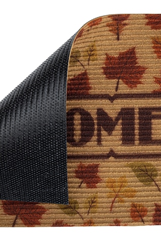 Koza Home Coco Welcome Sonbahar Paspas Dış Kapı Paspası Kıl Kapı Önü Paspas Naturel