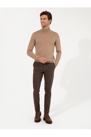 Cacharel Erkek Camel Kazak /triko 50257269-vr015 Kahverengi