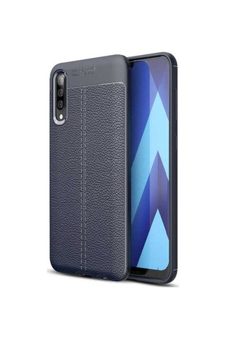 Galaxy M30 Kılıf Zore Niss Silikon Kapak Lacivert