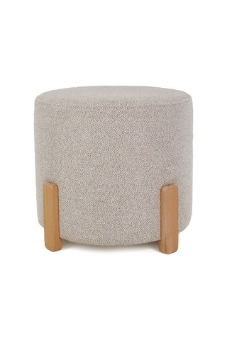 Just Home Puffy Puf - Gri - 44x50x50 Cm Gri