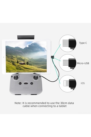 Ruicoo Djı Cihazlar İçin Type-c Kısa Veri Kablosu - Mini 2, Air 2, Pocket 2 Uyumlu