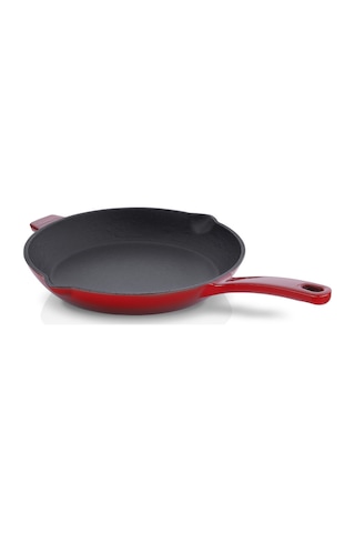 Korkmaz Casta Yuvarlak Grill Döküm Tava Kırmızı 20 cm