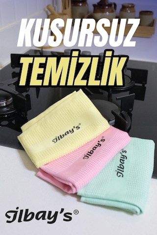 Temizlik Bezi-%100 3 Adet 40x60cm Ölçülerinde Diğer