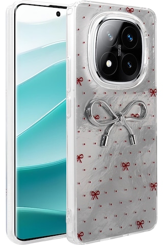 Xiaomi Redmi Note 14 Pro 5g Kılıf Kamera Korumalı Figürlü Zore Ponti Silikon Kapak Açık Mavi