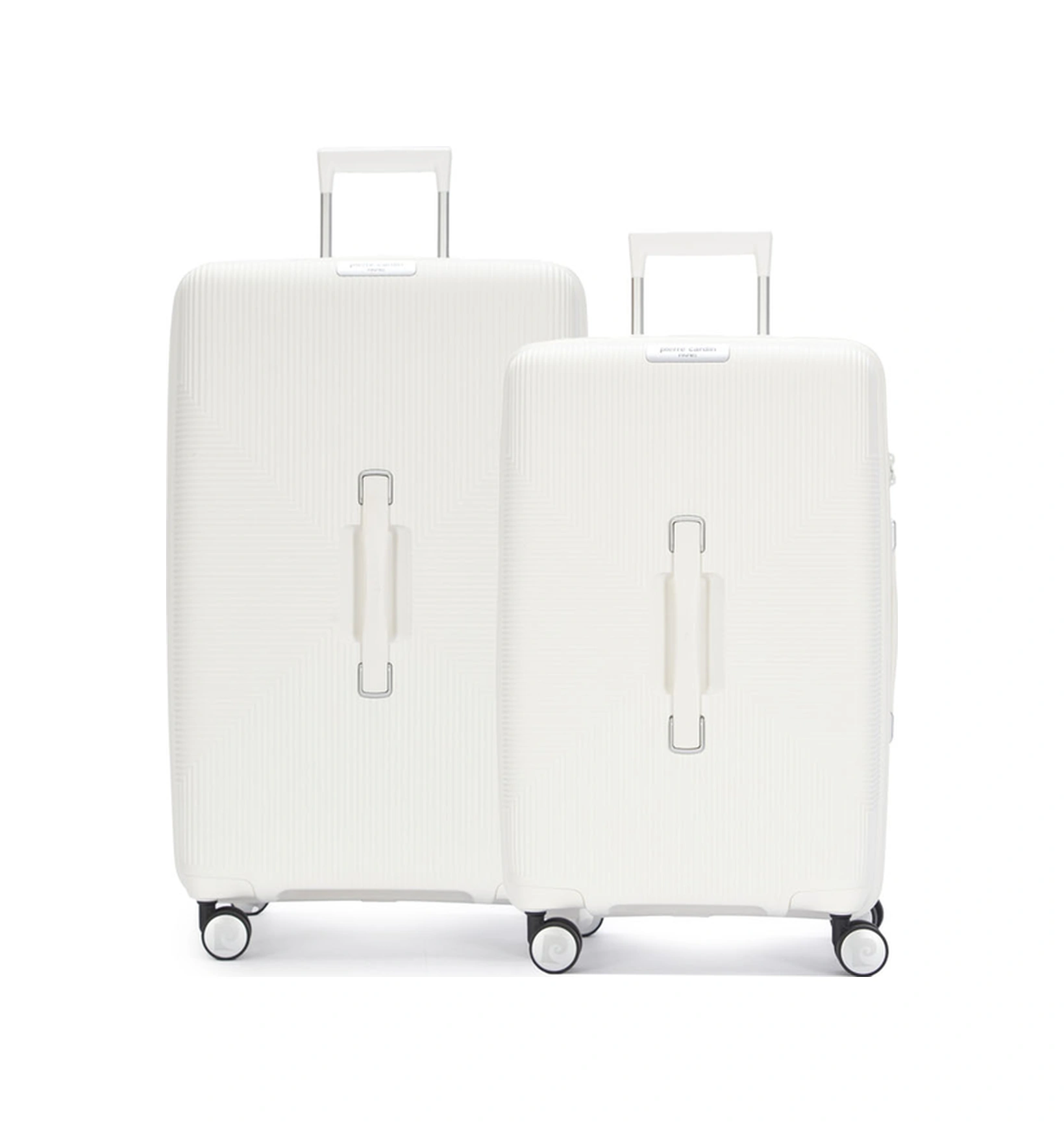 Pierre Cardin Büyük Ve Orta Boy 2'li Set %100 Polipropilen Valiz Beyaz 04pc7080 Beyaz