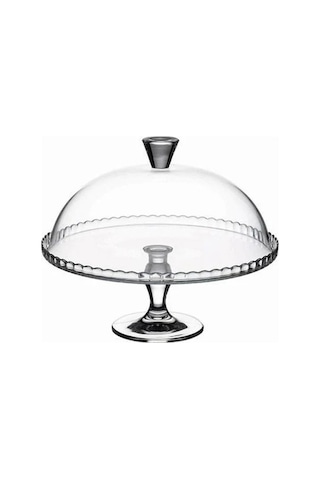 Fermato Ayaklı Patisserie Cam Kek Fanusu Şeffaf Fermato Ayaklı Patisserie Cam Kek Fanusu Şeffaf