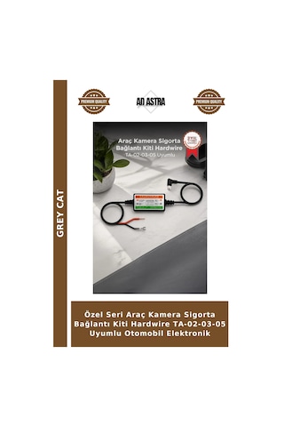 Özel Seri Araç Kamera Sigorta Bağlantı Kiti Hardwire Ta-02-03-05 Uyumlu Otomobil Elektronik