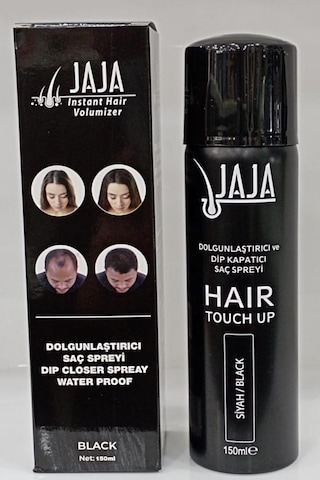 Jaja Dolgunlaştırıcı Ve Dip Kapatıcı Saç Spreyi Siyah 150 Ml Jaja Dolgunlaştırıcı Ve Dip Kapatıcı Saç Spreyi Siyah 150 Ml