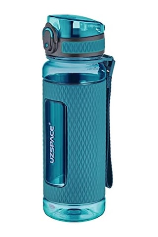 Ayrex Uzspace Fiftyfifty 520ml Tritan Su Matarası Silikon Korumalı Kaydırmaz Gövde Yeşil Genel