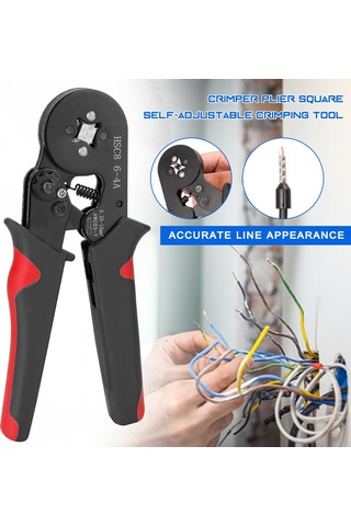 Yifomall "yüksek Kaliteli Kablo Pense Takımı - 1200 Adet Kablo Ucu Ve Saklama Kutusu İle Profesyonel Sıkma Aleti"