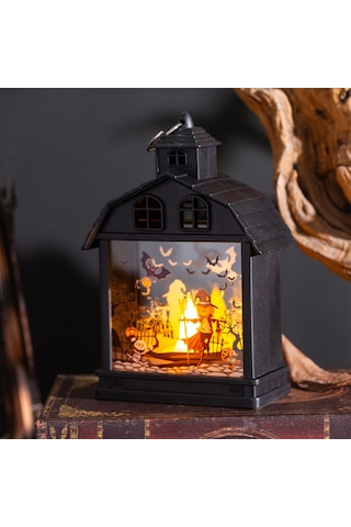 Youtek Korku Atmosferi Yaratan Geri Stili Cadı, Kemer, Örümcek, Skelleton Dekoratif Led Lamba - Halloween Partisi Aksesuarı Diğer