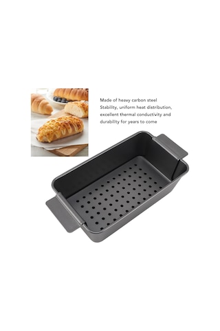Padalink Karbon Çelik Kuru Yağlı Kek Tepsisi Yağ Ayırıcılı Rakipli Anti Yapışkan Kaplama Fırın Uygun Sağlıklı Pastalar, Et Ruloları İçin Diğer