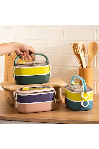 Porsima 66729-1 Stainless Steel Vakumlu Lunch Box Sefer Tası 1300m