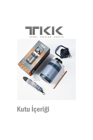 Tkk 1500 Ml Profesyonel Kamp Matarası/çelik Termos Çift Kullanım Pipetli/rahat İçim 12/24 Yalıtım -20311500 001