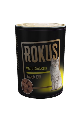 Rokus - 661 - Tavuklu Kedı Konservesı 410g X - Csmo-tex - 6 Adet