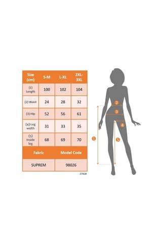 Reka Moda Kadın Yüksek Bel Desenli Lastikli Süprem Pantolon Siyah