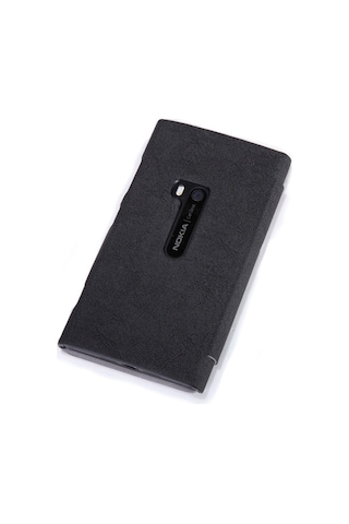 Nillkin Lumia 920 İle Uyumlu Ağaç Desenli Deri Kılıf Siyah Renk