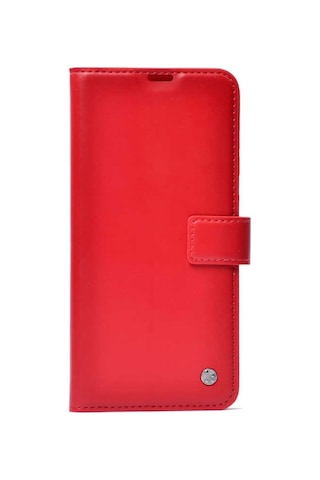 Oppo A52 Kılıf Kar Delüx Cüzdan Kartvizitli Kopçalı