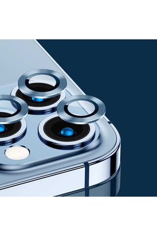 Apple Uyumlu iPhone 13 Mini Zore Cl-02 Kamera Lens Koruyucu Mor