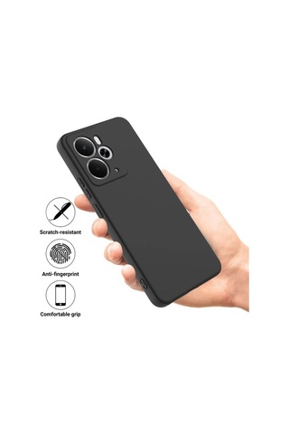 Realme 14T 5G Uyumlu Silikon Kılıf - Kamera Korumalı Esnek Pastel Renk Kapak - Lacivert