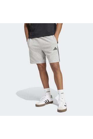 Adidas Je6419 M 3s Ft Sho Essential 3-stripes French Terry Şort Gri