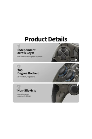 Leons Usb Joystick Gamepad Oyun Kolu Pc Bilgisayar Laptop Uyumlu