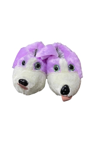Özat Panduf Köpekli Mor Lila Beyaz - 673442786 Mor Lila Beyaz