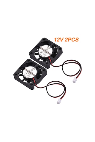 Vkemall Bıgtreetech 3d Yazıcı Soğutma Fanı 40x40x10mm 12v/24v Sessiz Mini Fan - 2 Adet