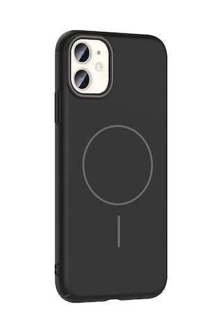 Apple Uyumlu iPhone 11 Kılıf Magsafe Şarj Özellikli Redclick Ruby Silikon Kapak