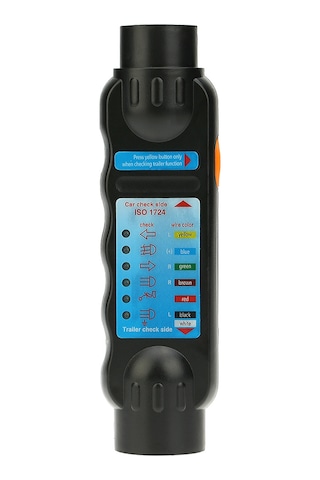 Youmex 7-pin Fren Ve Sinyal Test Cihazı - Araç Ve Tırnak Elektrik Bağlantı Sorunu Tespit Aracı Lacivert