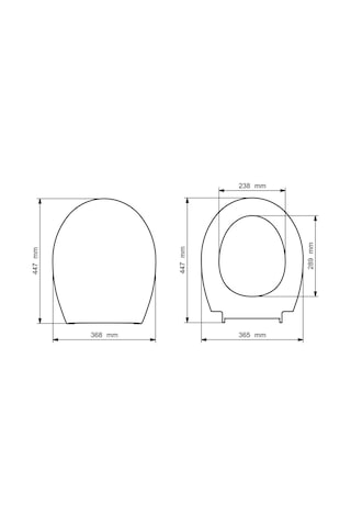 Visam 529-001 Leylak Yavaş Kapanan Klozet Kapağı Alttan Sıkmalı