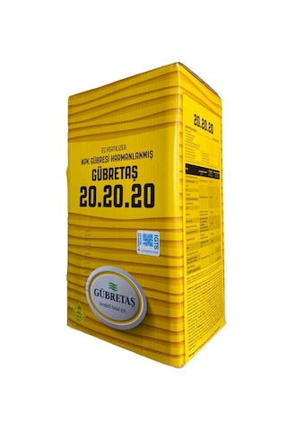 Gübretaş 20 20 20 Iz Elementli Azot Fosfor Potasyum Gübresi 5 KG
