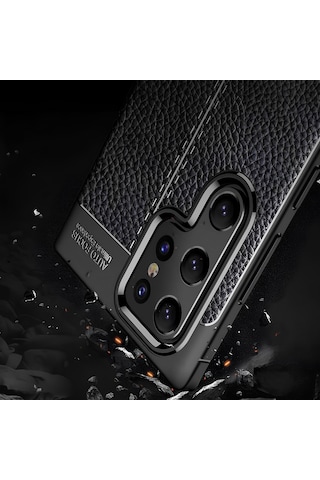 Samsung Galaxy Uyumlu S22 Ultra Ultra Auto Focus Kılıf Darbe Emici
