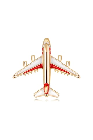 Remove Metal Broş Uçak Havacılık 158261442 Kırmızı