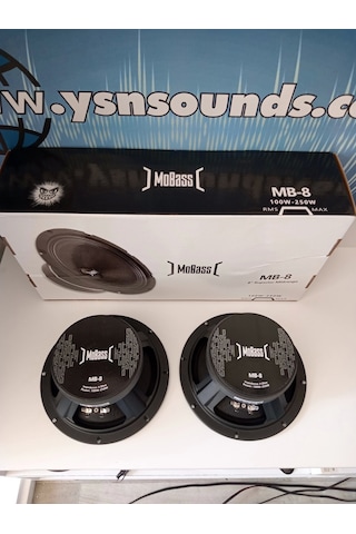 Mobass 20cm Midrange - Mobass Mb8 200w 100rms Midrange 20cm