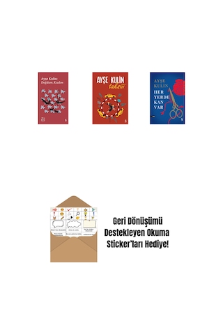 Everest Açıkhava 19 - Doğdum. Kızdım + Taksiii + Her Yerde Kan Var Ciltli + Okuma Sticker'ları